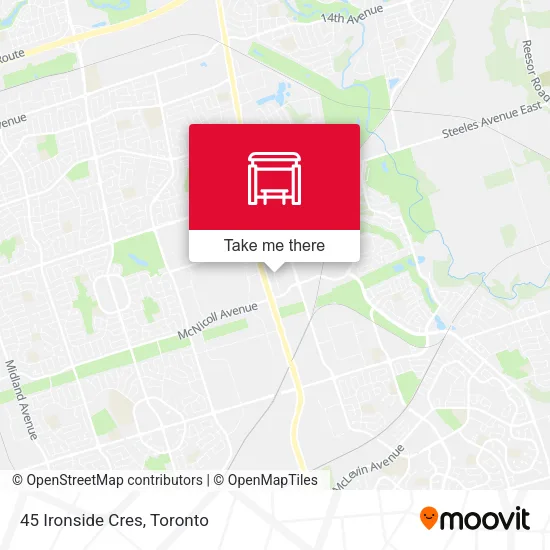 45 Ironside Cres map