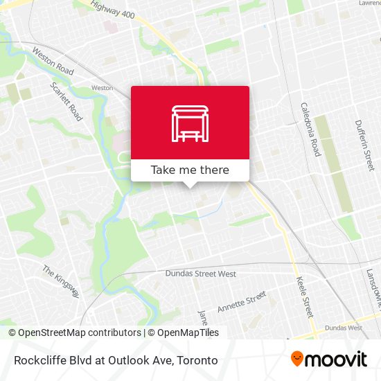 Rockcliffe Blvd at Outlook Ave map