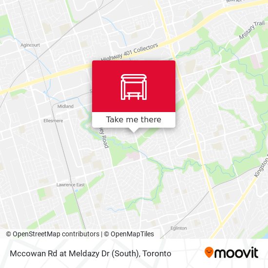 Mccowan Rd at Meldazy Dr (South) plan