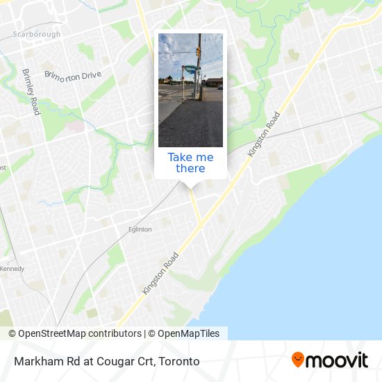 Markham Rd at Cougar Crt map