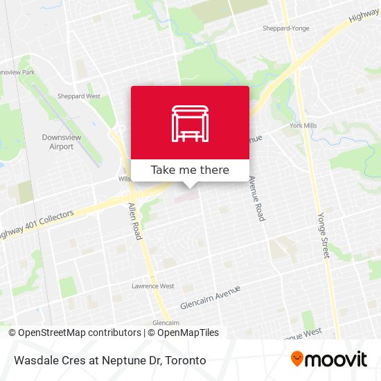 Wasdale Cres at Neptune Dr map