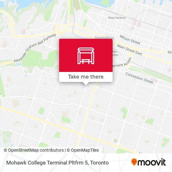 Mohawk College Terminal Pltfrm 5 map