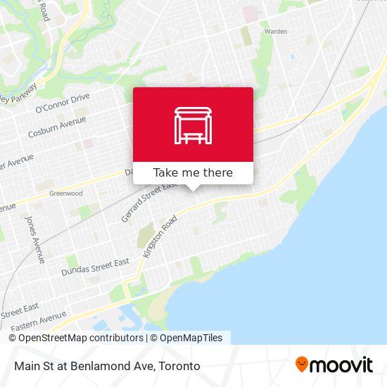 Main St at Benlamond Ave plan