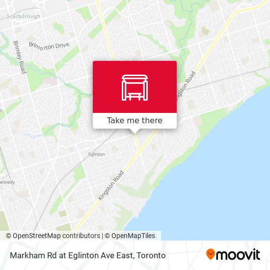 Markham Rd at Eglinton Ave East map
