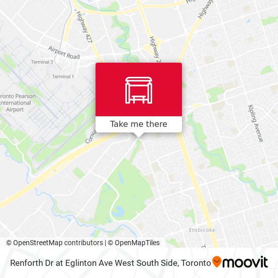 Renforth Dr at Eglinton Ave West South Side map