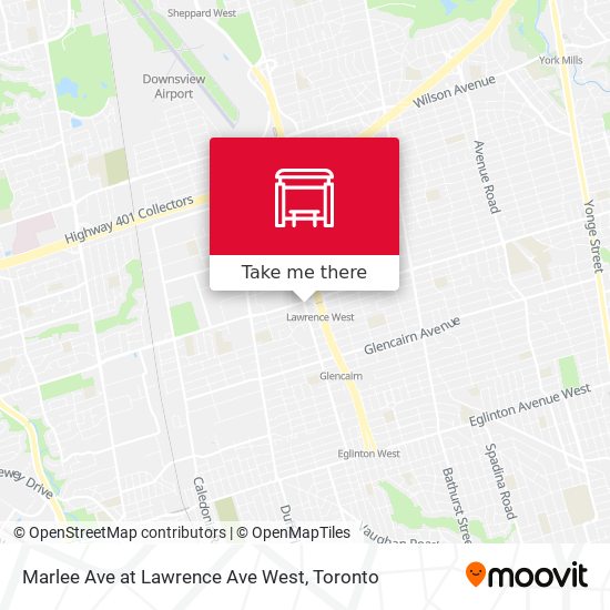 Marlee Ave at Lawrence Ave West plan