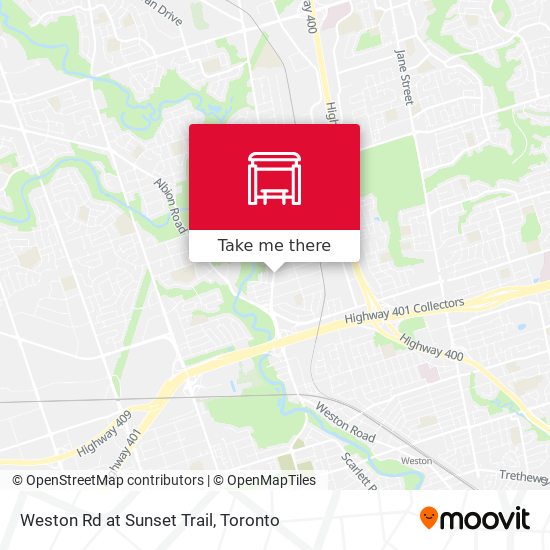 Weston Rd at Sunset Trail plan