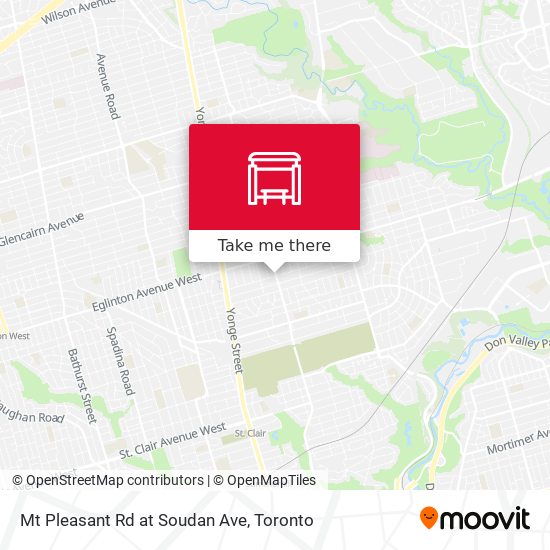 Mt Pleasant Rd at Soudan Ave map