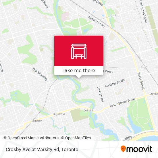 Crosby Ave at Varsity Rd plan
