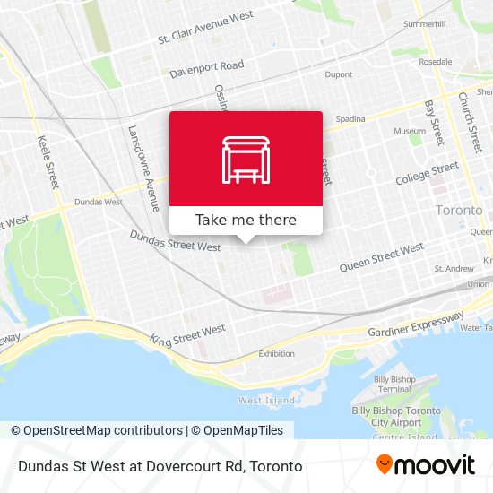 Dundas St West at Dovercourt Rd plan