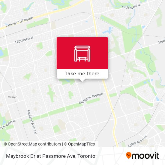 Maybrook Dr at Passmore Ave map