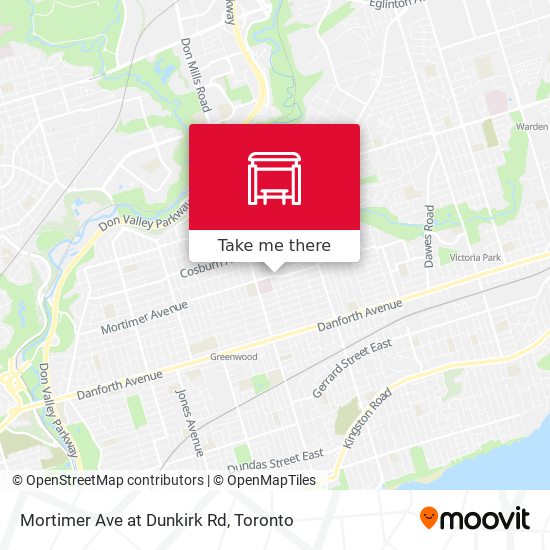 Mortimer Ave at Dunkirk Rd map