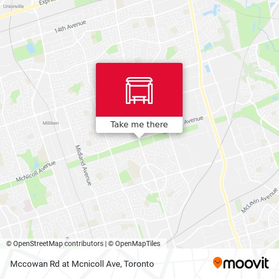 Mccowan Rd at Mcnicoll Ave map