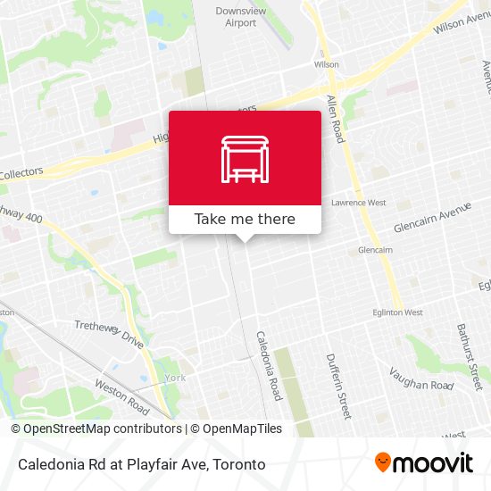Caledonia Rd at Playfair Ave plan