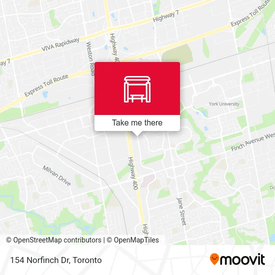 154 Norfinch Dr map