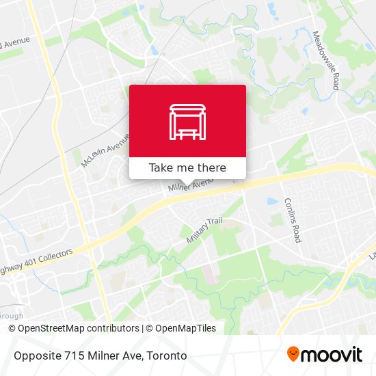 Opposite 715 Milner Ave map