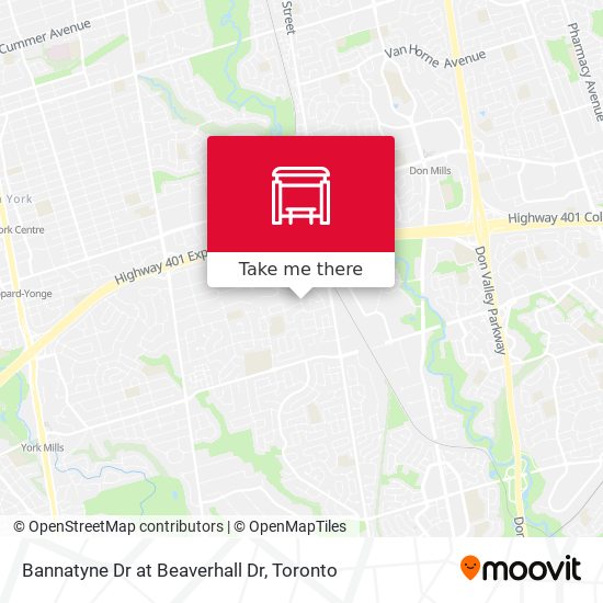Bannatyne Dr at Beaverhall Dr plan