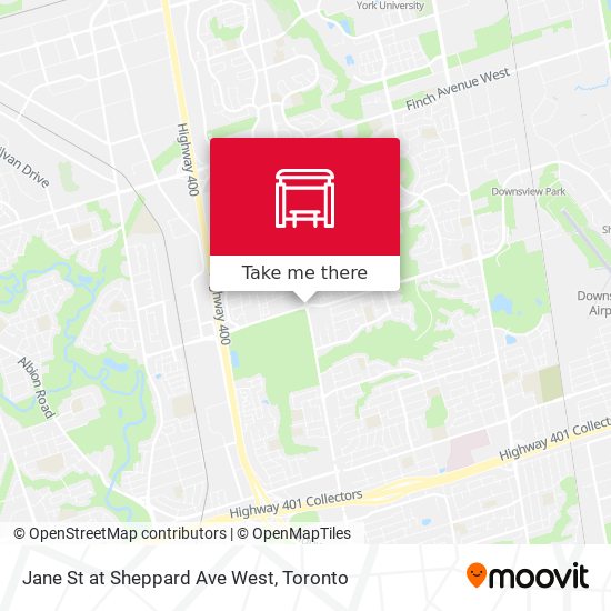 Jane St at Sheppard Ave West plan
