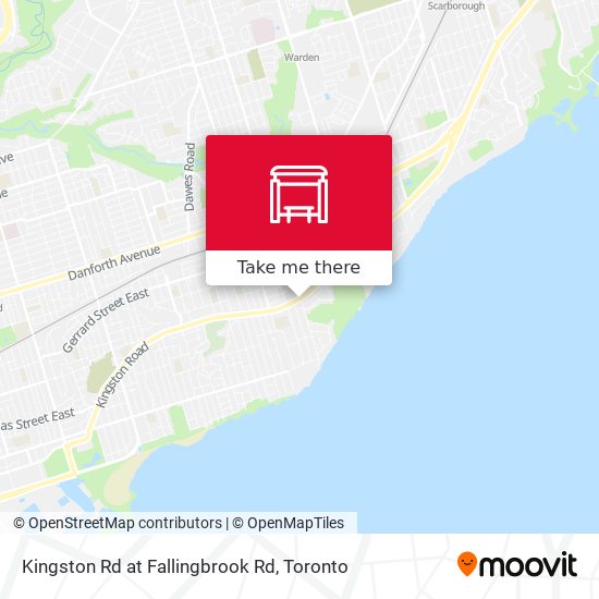 Kingston Rd at Fallingbrook Rd map