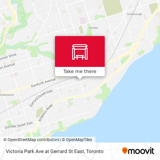 Victoria Park Ave at Gerrard St East plan