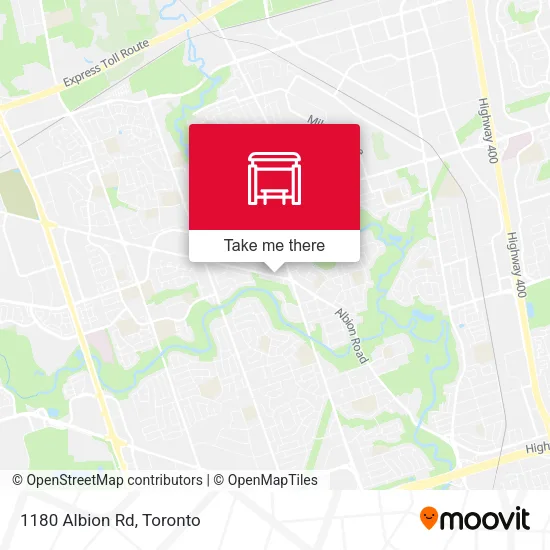 1180 Albion Rd map