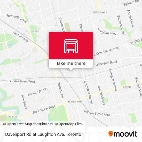 Davenport Rd at Laughton Ave plan