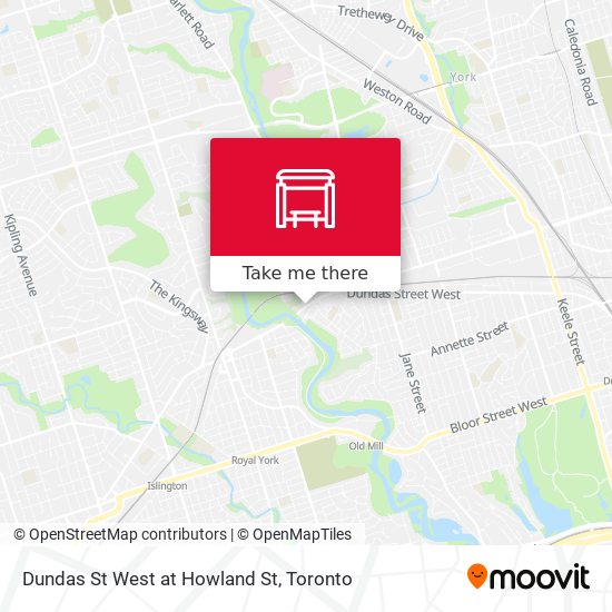 Dundas St West at Howland St plan