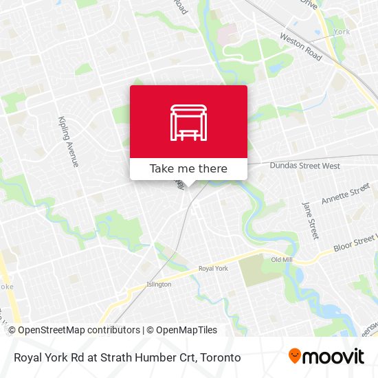 Royal York Rd at Strath Humber Crt map