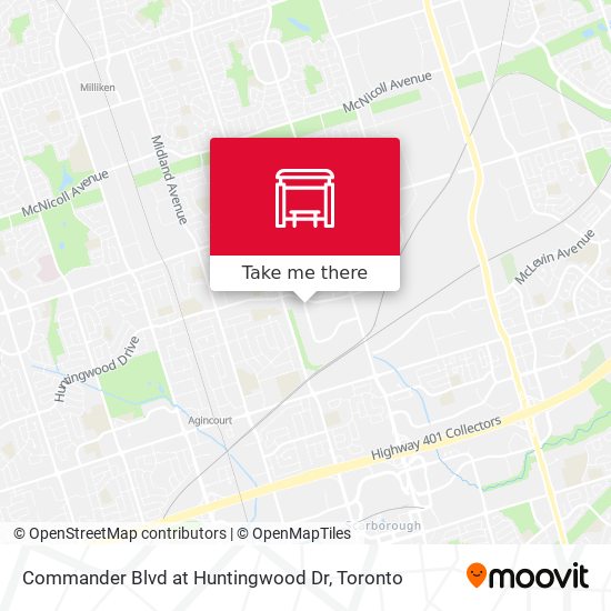 Commander Blvd at Huntingwood Dr map
