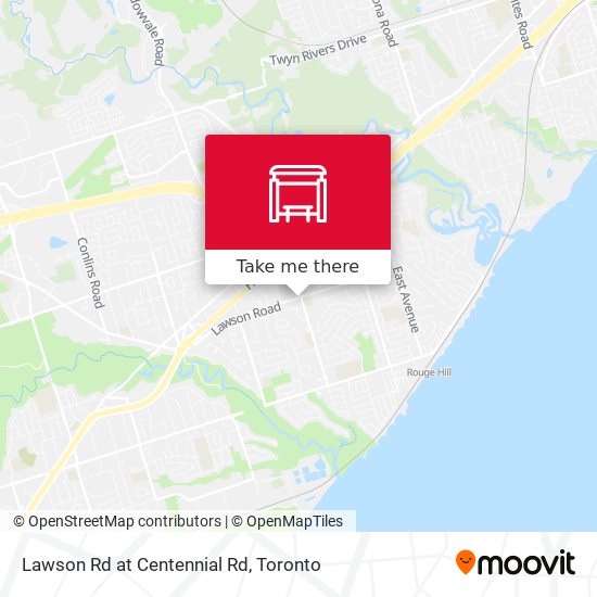 Lawson Rd at Centennial Rd map