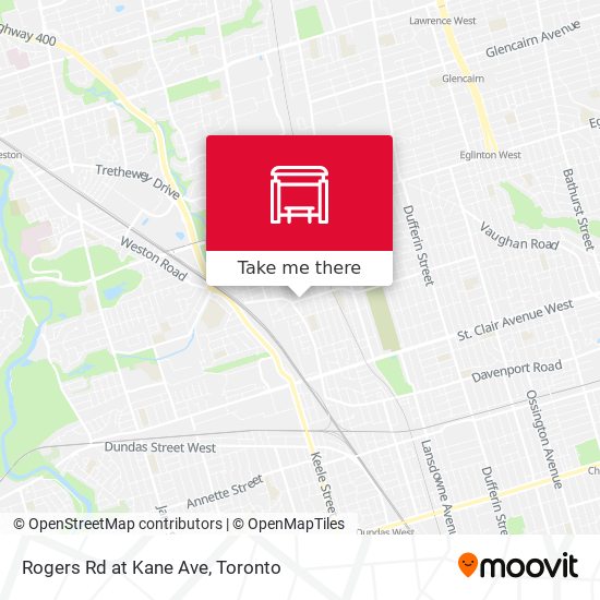 Rogers Rd at Kane Ave map
