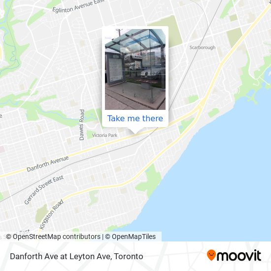 Danforth Ave at Leyton Ave plan