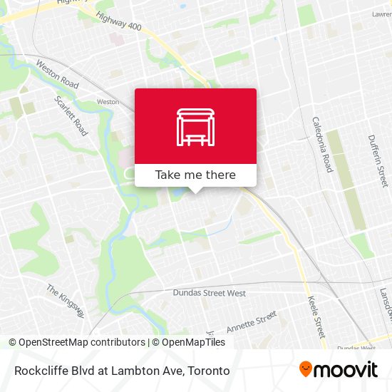 Rockcliffe Blvd at Lambton Ave map