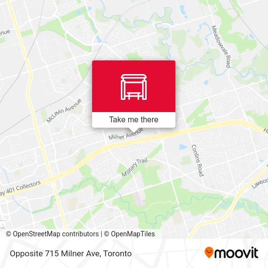 Opposite 715 Milner Ave map