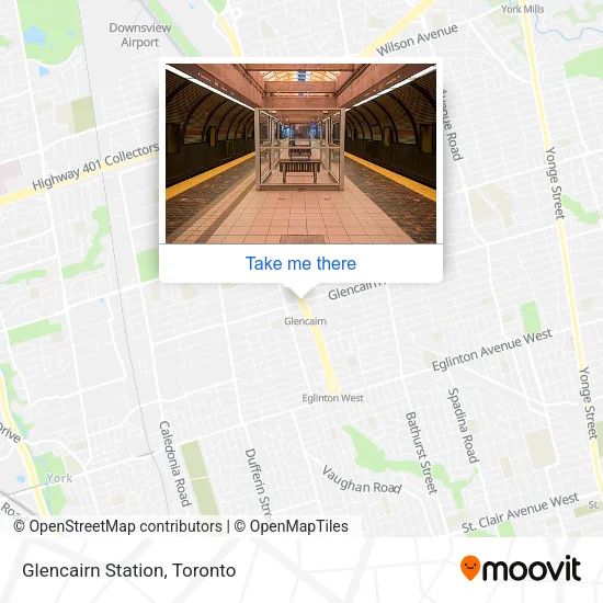 Glencairn Station map