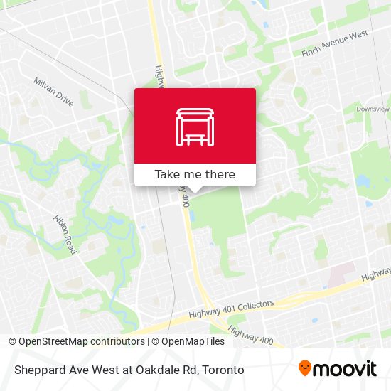 Sheppard Ave West at Oakdale Rd plan