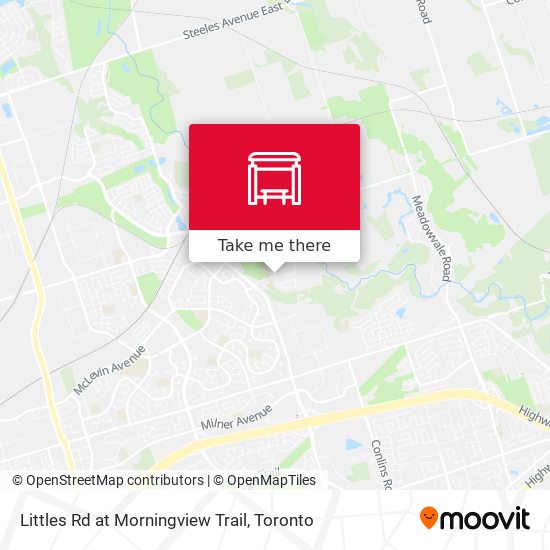 Littles Rd at Morningview Trail map