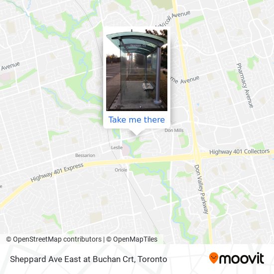 Sheppard Ave East at Buchan Crt map