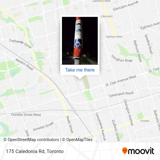 175 Caledonia Rd map