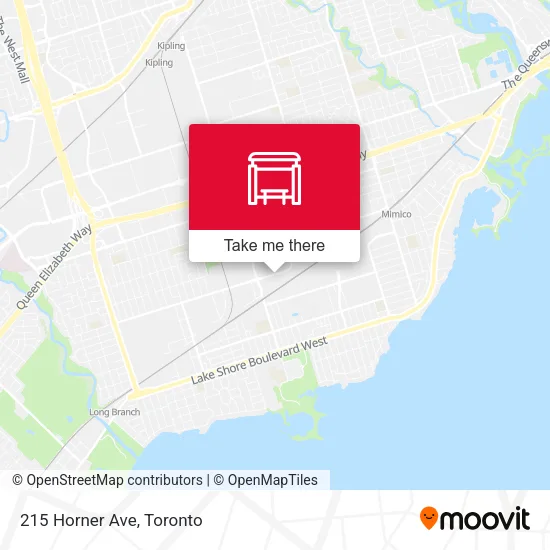 215 Horner Ave map