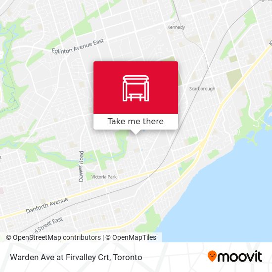 Warden Ave at Firvalley Crt map