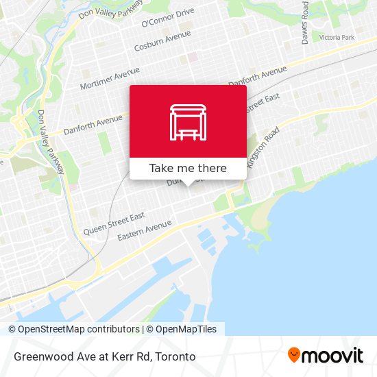 Greenwood Ave at Kerr Rd map