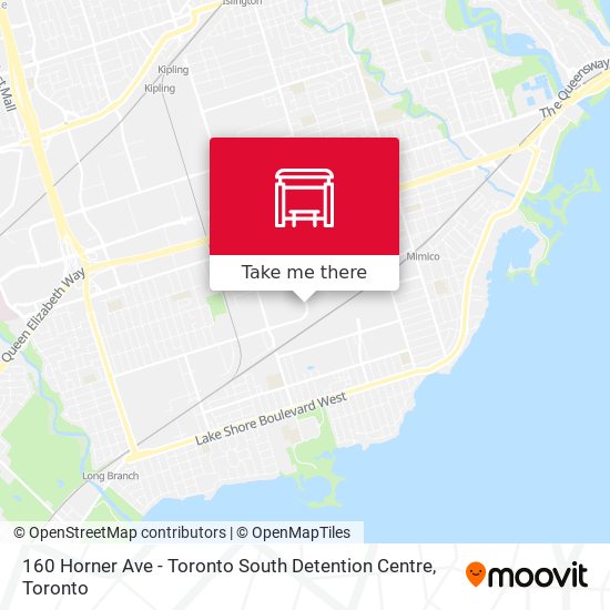 160 Horner Ave - Toronto South Detention Centre map