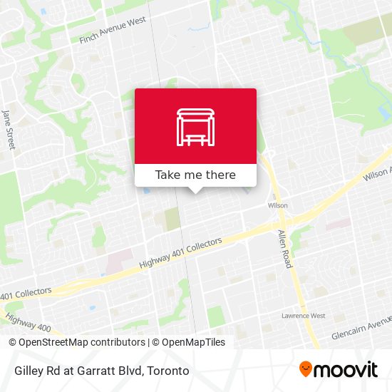 Gilley Rd at Garratt Blvd map