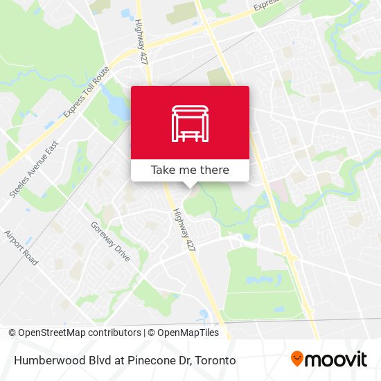 Humberwood Blvd at Pinecone Dr plan
