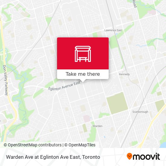 Warden Ave at Eglinton Ave East plan