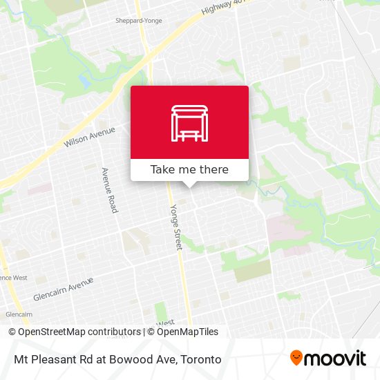 Mt Pleasant Rd at Bowood Ave plan