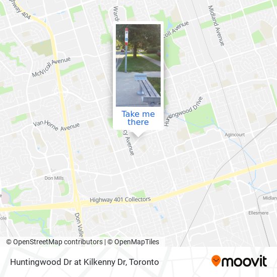 Huntingwood Dr at Kilkenny Dr map