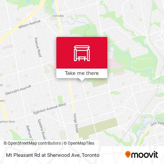 Mt Pleasant Rd at Sherwood Ave plan