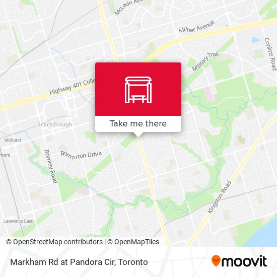 Markham Rd at Pandora Cir plan